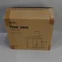 Qcen Juicer Machine, 800W Centrifugal Juicer Extractor with Wide Mouth 3 Feed Chute for Fruit Vegetable, Easy to Clean, Stainless Steel, BPA-free (Black)