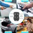 X AUTOHAUX 2pcs HYQ1AA 315MHz Replacement Keyless Entry Remote Start Smart Proximity Smart Key Fob for GMC Terrain 2018 2019 2020 2021 2022 13584502 5 Key Button with Door Key