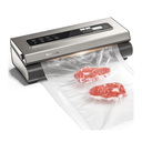 Vacuum Sealer Machine Powerful 90Kpa Precision 6-in-1 Compact Food Preservation System with Cutter, 2 Bag Rolls & 5 Pre-cut Bags, Widened 12mm Sealing Strip, Dry&Moist Modes (Silver)
