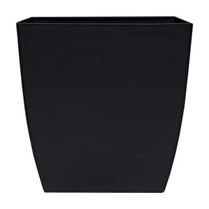The HC Companies Aria Self Watering Square Plant Pot w/Drainage - Classic Planters for Outdoor Plants & Indoor Plants - Lightweight & UV-Resistant Plastic Pots for Plants (12" Matte Black, Pack of 1)