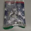 Barcetine American Flag with Pole - Includes 5ft Heavy Duty Flag Pole Holder for Outside House,3x5 Embroidered US Flag and Wall Mount Bracket,Tangle Free Flagpoles Kit for Porch,Garage,Outdoor (Black)