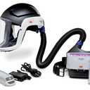 3M PAPR Respirator, Versaflo Powered Air Purifying Respirator Kit, TR-300N+ HIK, Heavy Industry, Hard Hat Assembly, All-in-One Respiratory Protection for Particulates, NIOSH Approved, Grinding, 1 Count