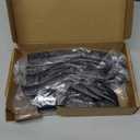 AUCERAMIC Glossy Black Exterior Door Handle Cover Trim W/ 4 Smart Keyhole Fit 2014-2022 Chevy Chevrolet Impala Malibu Volt Equinox Traverse Camaro GMC Acadia Terrain Caps Overlay