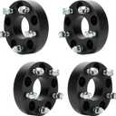 4pcs 5x5 (5x127mm) Wheel Spacers w/ 71.5mm Bore, 1.5 inch (38.1mm) 14x1.5 Studs fits 2011-2021 Jeep Grand Cherokee; 2019-2023 Wrangler; 2020-2023 Gladiator, 2011-2023 Dodge Durango, Not Hubcentric