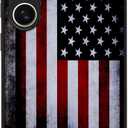 Compatible with Samsung Galaxy S25 Ultra Case American Flag Pattern Military-Grade Drop Protection Non-Slip Sides Anti-Scratch Back Shockproof Lightweight Slim Case for Samsung Galaxy S25 Ultra