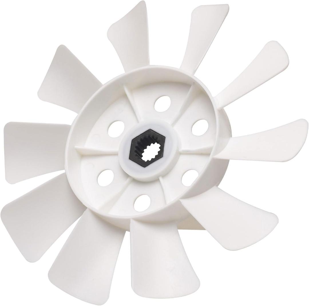 Replacement M809036 Transmission Cooling Fan Drive Fan Blade 10 Blade for John Deer-e L110 L111 L118 L120 L130 Lawn Mowers