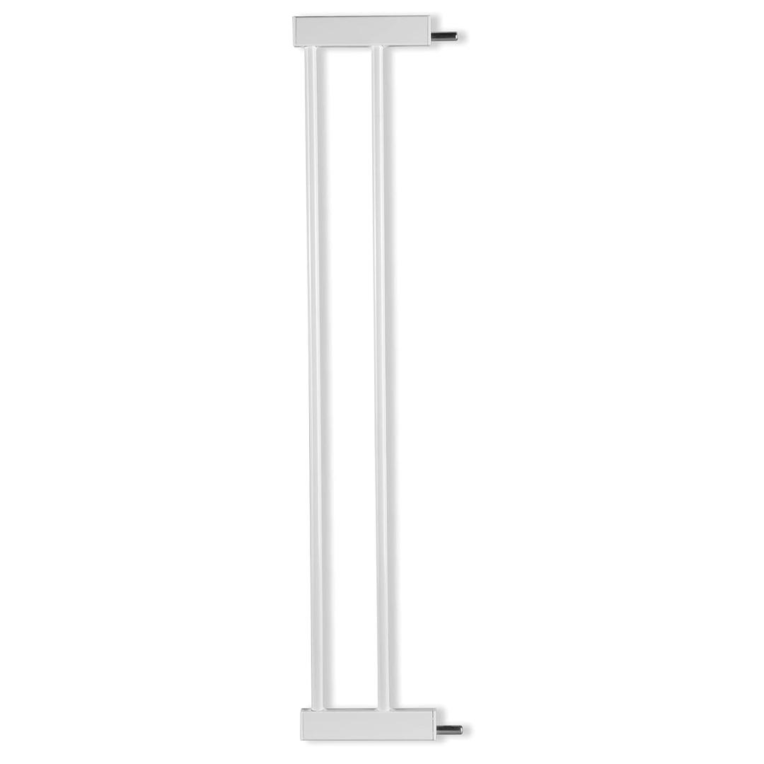 2 x Babelio 5.5" Metal Extension for Extra Wide Baby Gate, 30" Tall, White