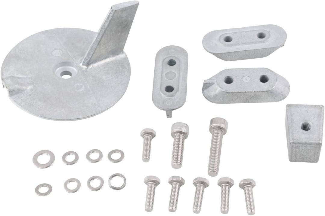 65W-45251-00 67C-45251-00 67C-45371-01 Trim Tab Zinc Anode Replacement for Yamaha Outboard Motors 40-60HP
