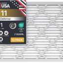 BNX TruFilter 18x24x1 Air Filter MERV 11 (12-Pack) - MADE IN USA - Allergen Defense Electrostatic Pleated Air Conditioner HVAC AC Furnace Filters for Allergies, Dust, Smoke, Allergy MPR 1200 FPR 7