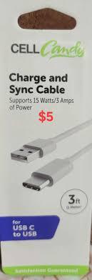Cell Candy Fast Charge and Sync Cable