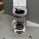 Hamilton Beach 12 Cup Programmable Drip Coffee Maker Machine, Regular & Bold Brew Options, Auto Pause and Pour, Glass Carafe, White (46294J)