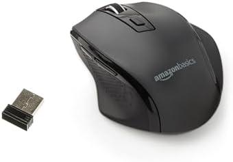 Amazon Basics Computer Mouse Wireless, Ergonomic, 2.4 GHz Optical, DPI Adjustable, Compatible With PC, Mac, Laptop, Black Amazon Basics Computer Mouse Wireless, Ergonomic, 2.4 GHz Optical, DPI Adjustable, Compatible With PC, Mac, Laptop, Black