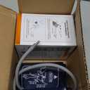 Blood Pressure Machine, Automatic Upper Arm Blood Pressure Monitor with 2x199 readout, 4.5 inch Backlit Large Screen Adjustable Large Cuff 9 to 17 inches - arrhythmia and Home Hypertension Detector