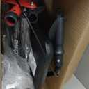 Drive Medical Rollator Walker with Seat - Stable Mobility Support - Height Adjustable - Durable Steel Frame Construction - Smooth 7.5" Wheels - Foldable Frame - 350 Lb Limit - Red