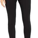 Motherhood Maternity Women's Super Stretch Secret Fit Over The Belly Ankle Straight Leg Pregnancy Dress Pants for Work (Small, Black)
