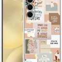 Case for Galaxy S24 with Christian Quotes Design,Jesus God Bible Verse Pattern,Clear Soft TPU Bumper Case,6.2"(Christian,s24)