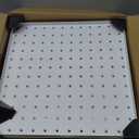 INCLY 90PCS Metal Peg Board Kit with 1/4" Pegboard Accessories, 6 Pack White Peg Board Panels, Bins, Cups and Peg Board Hooks, Paper Towel Holder,Pegboard Wall Organizer for Craft Room, Office, Sewing