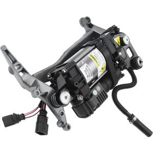 A-Premium Air Suspension Compressor Compatible with Porsche Cayenne Volkswagen Touareg 2011-2018 Sport Utility, with Bracket and Relay, Replace# 95835890100, 7P0616006