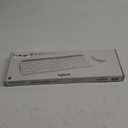 Logitech MK470 Slim Wireless Keyboard and Mouse Combo - Modern Compact Layout, Ultra Quiet, 2.4 GHz USB Receiver, Plug n' Play Connectivity, Compatible with Windows - Off White