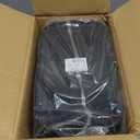 Transparent Trash Can, Bathroom Trash Cans with Lids, 2.6 Gallon Garbage Can for Bedroom, Office, Plastic Slim Waste Basket with Press Top Lid, 10L Clear Trash Bin for Home, Kitchen (Blue)