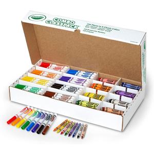 Crayola Crayons and Washable Markers Classpack (256ct), Bulk Back to School Supplies for Teachers, Essential Teacher Classroom Must Haves