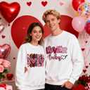 2 x 6Pcs Valentines Day Iron On Transfers - Valentine's Day Heat Transfer Vinyl for Clothes Pillow Hoodie Apron - Leopard Love Heart Design for Valentines Shirts for Women - DIY Craft Supplies