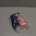 Collapsible Water Bottles Travel water bottle Sports Portable Sport Water Bottle Reusable Water Bottles comes with mountaineering Buckle 500ml silicone Water-proof camping water bottle (Dark Blue+Pink)