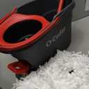 O-Cedar EasyWring Microfiber Spin Mop & Bucket Floor Cleaning System + 2 Extra Refills, Red/Gray
