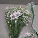 MARTINE MALL 36 Pcs Babys Breath Artificial Flowers, White Baby Breath Flowers Artificial Bulk Real Touch Fake Babys Breath Flowers Faux Gypsophila for Wedding Party Home Floral Arrangement Decor