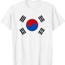 Korean Flag of Korea Novelty Men Women Kids Gift TShirt x Small