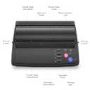TATELF Tattoo Stencil Machine Thermal Copier Tattoo Stencil Printer with 20pcs Transfer Paper for tattooing Artists (Black)