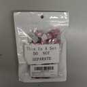 CHENGU 200 Pcs Valentines Day Acrylic Heart 3D Acrylic Heart Rhinestones Flat Red and Back Galentines Day Decorations Wedding Table Scatter Decoration for DIY Crafts Jewelry Making, 0.5 Inch