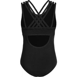 Arshiner Girls Ballet Leotards Dance Gymnastic Outfits Crisscross Straps Sleeveless Tank Dancewear, L