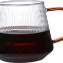 Clear Glass Range Coffee Server, 20oz Carafe for Pour Over Tea & Coffee Maker
