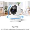 2 x VSTARCAM 2K Indoor Security Camera, 3MP Pet Camera with Phone App, 360 Pan/Tilt Dog Camera for Home Security, AI Human Detection, Color Night Vision, 2-Way Audio, Support 256GB SD Card, 2.4G WiFi