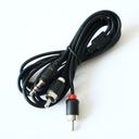 Cubilux USB to RCA Audio Cable with 384KHz/24-bit DAC, USB A Male to 2 Male RCA Stereo AUX Cord, 2RCA Auxilary Cable for Laptop, PC, Computer, 6 Feet