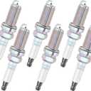 Iridium Spark Plugs Bujias Compatible with Dodge Ram 1500 2008-2017 for Toyota Camry 2010-2017 for Nissan Altima 2002-2006 for Jeep Grand Cherokee 2008-2017 Replaces 4469 92145 XP6003 LFR5AGP Set of 6