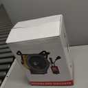 LHUKSGF Greenhouse Heater with Digital Thermostat, 1500W Electric Outdoor Heater, Overheat Protection, Fast Heating, Waterproof for Grow Tent, Green House, Patio, Black