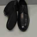 Men's Oxford Formal Dress Shoes Comfortable Classic Business Lace Up Derby Plain Toe (11, Black-20712)