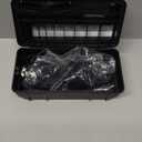 Wahl Genuine SECURE-SNAP Guide Comb Set with Colored Metal Clips and Guard Organization Caddy, 12 Full Size Attachment Guards from 1/16 to 1 for Increased Cutting Performance Grey - 3291-300