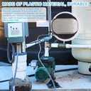 Plunger Valves & Type B Hose Adapter Compatible with Intex Pool Part, Hose Fitting Coupling Connector Plunger Shut Off Valve Replacement Practical Accessories for Above Ground Pool Vacuum Pipe Holder