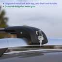 2 x 300Lbs Lockable Roof Rack Cross Bars Compatible with Subaru Outback Wilderness 2022-2026, Heavy Duty Aluminum Anti-Corrosion Cross Bar Fit Luggage Luggage Kayaks Bicycles Snowboard