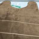 Yimobra Memory Foam Toilet Bath Mat U-Shaped, Soft and Comfortable, Super Water Absorbent, Non-Slip, Machine Wash and Easy to Dry for Bathroom Commode Contour Rug, 24 X 20 Inches, Brown