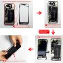 Brinonac for iPhone 12 Mini Screen Replacement Kit - 5.4 inch Full HD LCD Display, Touch Digitizer Assembly Set with Repair Tools and Tempered Glass Protector
