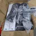 THOOUM Window Well Ladder, Heavy Duty Steel Basement Egress Ladder (6-Rung, 600 Lbs Capacity, White)