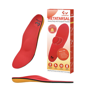 Cushwork Metatarsalgia Insoles for Ball of Foot Pain,Morton's Neuroma,Arch Supports Insoles,Orthotic Insoles,Men Women Shoe Insert for Metatarsal,Foot Pain Relief