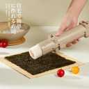 Delamu Sushi Making Kit, 20 in 1 Bazooka Roller Kit with Chefs Knife, Bamboo Mats, Rice Mold, Temaki Sushi Mats, Rice Paddle, Spreader, Chopsticks, Sauce Dishes, Guide Book