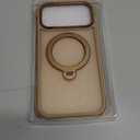 O3 Mag-Stand Designed for iPhone 17 Pro Max Case with 360 Spin Stand, [Compatible with MagSafe][Super Skin Feeling] Translucent Matte Magnetic Slim Phone Case 6.9 inch, Desert Gold