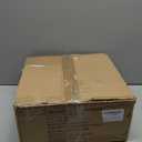 Semi Flush Mount Ceiling Light Fixture, Vintage Matte Black 3-Light Fixture with Etched Crystal Glass Shade for Kitchen,Hallway, Entryway, Bedroom (No E12 Bulbs Included) (12in)