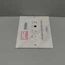 Fast Drying Stone Faucet Mat for Kitchen Sink with Raised Feet, Water Absorbent Diatomite Stone Sink Tray, Faucet Sink Splash Guard, Prevents Moisture Buildup, Durable Protector for Bathroom Counter (20" x 4", White Gray)